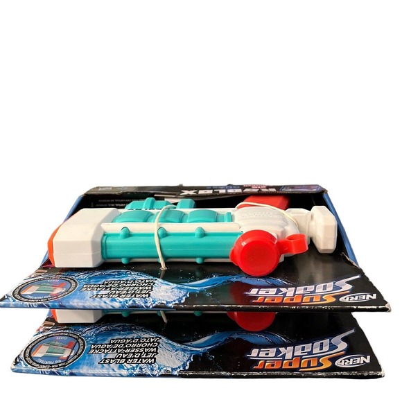 Hasbro Lot Of 2 NERF Super Soaker Roblox BIG Paintball Guass Water Blaster - Picture 9 of 10
